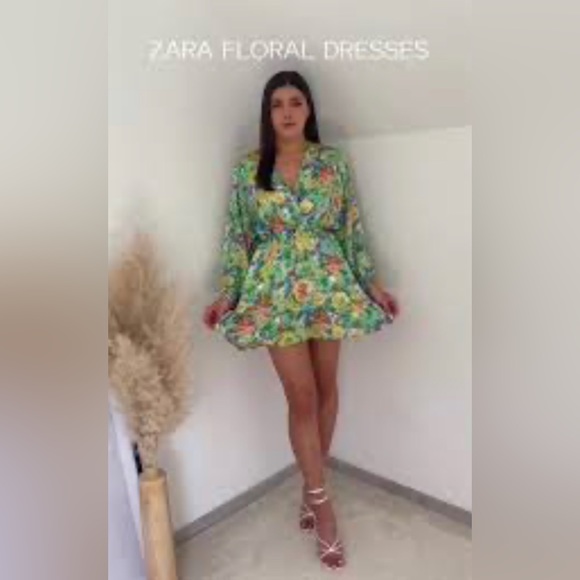 FLORAL PRINT DRESS - Picture 10 of 14